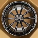22x9.5 5x112 ET31 66.5 ABT BLACK POLISHED 3  1