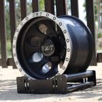 15x10 6x139.7 ET-44 110.1 Matt Black W/ Machined Lip