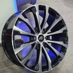 17x7.5 6x139.7 ET25 106.1 BLACK MACHINED