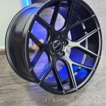20x9 5x120 ET15 74.1 SSA03 HX022 SATIN BLACK 3