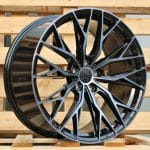 20x9.5 5x112 ET38 66.6 BLACK TINTED FACE
