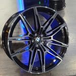 22x9.5 5x112 ET37 66.6 BLACK TINTED FACE