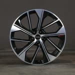 21x8.5 5x112 ET34 66.5 BLACK MACHINED FACE