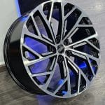 21x9 5x112 ET37 66.5 BLACK MACHINED AUDI A8 WL SL1