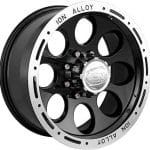 17x9 6x114.3 ET-5 83.82 BLACK MACHINED RING