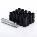 Forged Steel Japan Racing Nuts JN4 12x1.25 Black