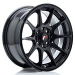 JR11 15x7 ET30 4x100 4X108 Gloss Black