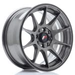 JR11 15x7 ET30 4x100 4X108 Hyper Gray