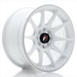 JR11 15x8 ET25 4x100 4X108 White