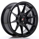 JR11 16x7 ET30 4x100 4X114 Gloss Black