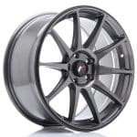 18x8.5 5x112 ET40 Hyper Black scraches