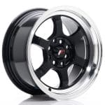 JR12 15x7.5 ET26 4x100 4x108 Gloss Black
