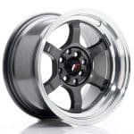 JR12 15x8.5 ET13 4x100 4x114 Gun Metal