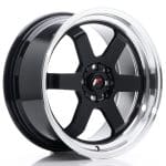 JR12 17x8 ET33 5x100 5x114 Gloss Black