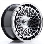 JR14 17x8.5 4x100 ET15 Blank Gloss Black Machined Face