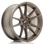 JR21 17x8 ET35 5x100 5x114.3 Matt Bronze