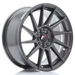 JR22 17x8 ET35 4x100 4x114.3 Hyper Black