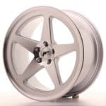 18x8.5 5x112 ET42 Silver Machined Face