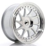 JR26 17x8 ET20 4x100 BLANK Silver Machined Face