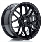 JR28 15x7 ET38 4x100 Gloss Black