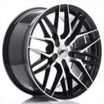 18x8.5 5X112 ET36 BLANK Gloss Black Machined Face