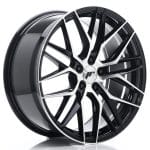 19x8.5 5x112 ET40 Gloss Black Machined Face