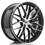 JR28 19x8.5 ET35 5x112 BLANK Gloss Black Machined Face