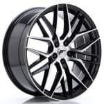 20x8.5 5x108 ET40 Gloss Black Machined Face