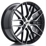 JR28 20x8.5 ET40 5x108 BLANK Gloss Black Machined Face SL2 WW1