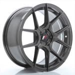 JR30 17x8 ET40 5x100 Hyper Gray