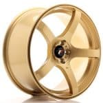 18x8.5 5x100 ET38 Gold