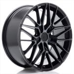 JR38 18x8 ET39 5x100 BLANK Black Machined w/ Tinted Face