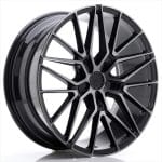 JR38 19x8.5 ET45 5x130 Blank Black Brushed w/Tinted Face