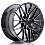 JR38 19x9.5 ET45 5x112 BLANK Black Brushed w/Tinted Face