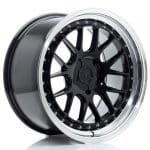 JR40 18x9.5 ET20  5x114.3  BLANK Gloss Black w/Machined Lip SL2 WW1