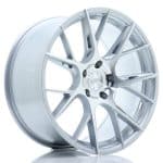 19x9.5 5x112 ET42 Silver Machined Face C