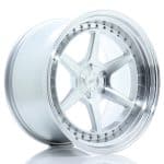 JR43 19x11 ET25 5x114.3 BLANK Silver w/Machined Face