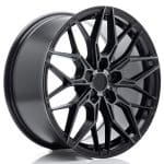 JR46 18x8 ET41 5x100 BLANK Black Machined w/Tinted Face