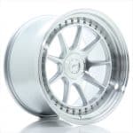 JR47 19x11 ET25 5X114.3 BLANK Silver Machined Face