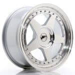 JR6 17x8 ET32 5x120  BLANK Silver Machined Face 2