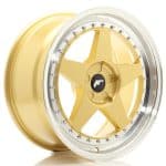 JR6 18x8.5 ET31 5x114.3 BLANK Gold w/Machined Lip