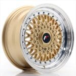 JR9 16x7.5 ET25 5x100 BLANK Gold w/Machined Lip