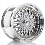 JR9 16x8 ET25 5x100 5x114.3 Silver w/Machined Lip