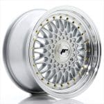 16x8 5x112 ET25 BLANK Silver w/Machined Lip