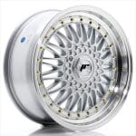 17x7.5 5x108 5x112 ET35 Silver w/Machined Lip