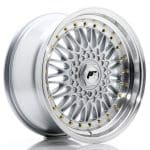 JR9 17x8.5 ET20 4x100 4x108 Silver w/Machined Lip 3