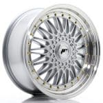 18x8 5x112 5X114 ET40 Silver w/Machined Lip