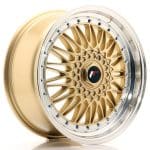 18x8 5x112 ET35 BLANK Gold w/Machined Lip