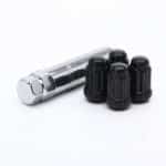 Anti-theft lug nuts JR ATN1 - 12x1.25 Black.