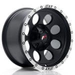 JRX4 16x9 ET0 5x127 Matt Black w/Machined Lip